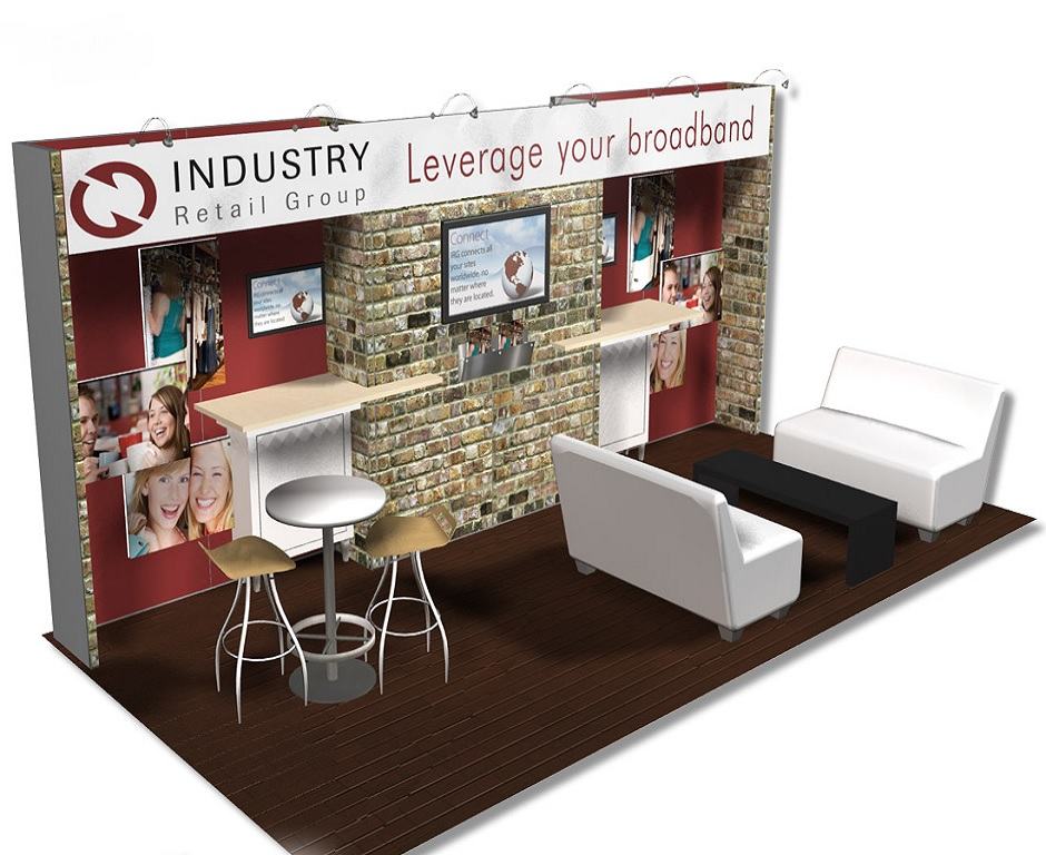trade show rental booth 10x20
