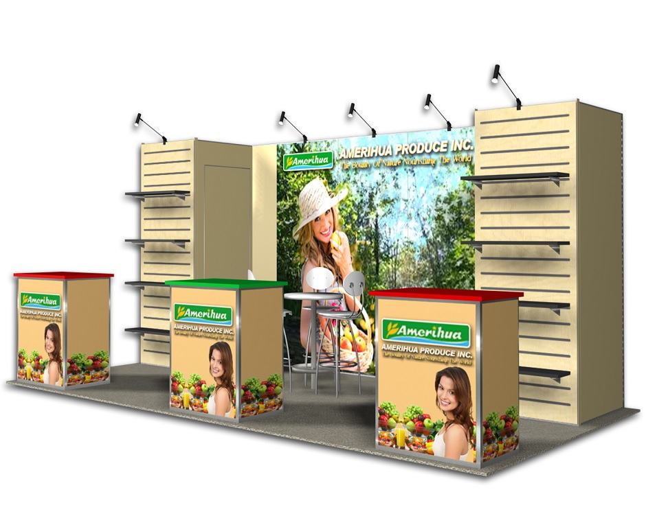 10x20 trade show rental booth